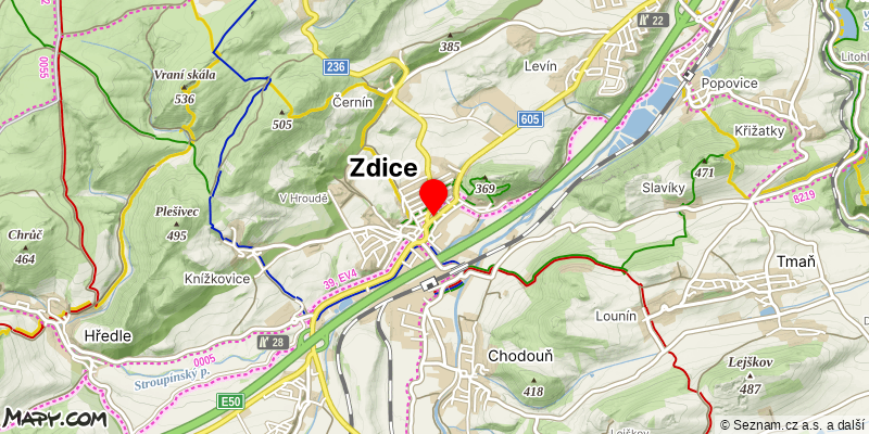 Mapa k akci Hájemství zelené